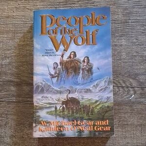 People of the Wolf by W. Michael Gear & Kathleen O'Neal Gear — Blue Cover